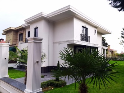 Modern Villalar İçin Dekoratif Poliüretan Dış Cephe Kaplamaları