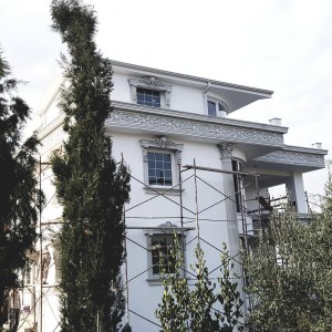 Villa Dış Cephe Poliüretan Söve, Kat Silmesi ve Sütun Uygulamaları