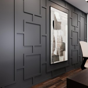 Modern Mimari İçin Geometrik Formlu Poliüretan Duvar Çıtaları