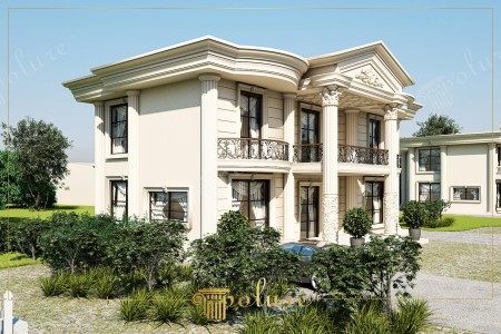 Klasik Villa Dış Cephe Poliüretan Söve ve Sütun Kaplamaları