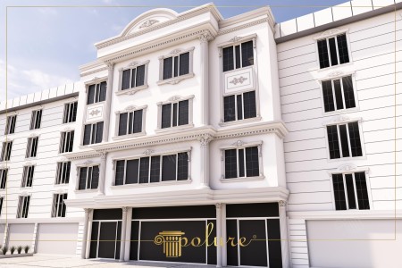 Bina Dış Cephe Poliüretan Kaplama ve Dekoratif Pilaster Sütunları