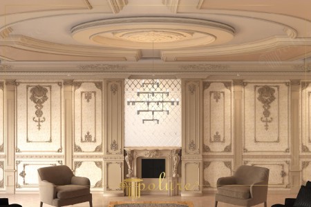 Salon Dekorasyonunda Poliüretan Pilaster Sütun ve Çıta Uygulamaları