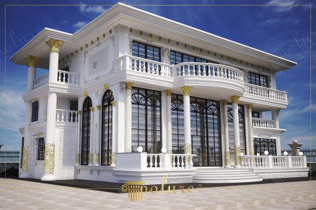 Klasik Villa Cephelerinde Poliüretan Sütun ve Söve Uygulamaları