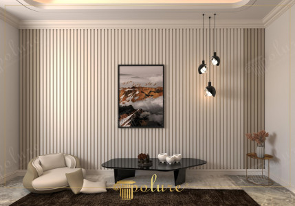 İç Mekanlar İçin Boydan Boya Poliüretan Dikey Duvar Panelleri