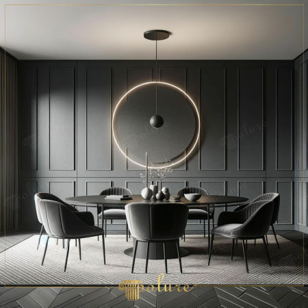 Modern Yemek Odaları İçin Minimalist Poliüretan Çıta Uygulamaları