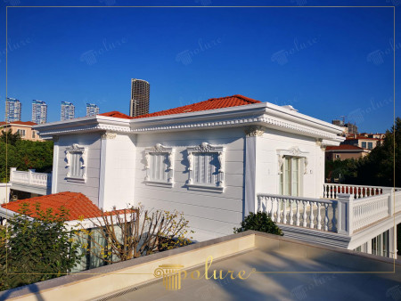 Lüks Villa Projelerinde Poliüretan Dış Cephe Kaplama ve Balustrad Modelleri
