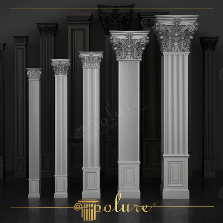 Poliüretan Yivli Pilaster Sütun Modelleri