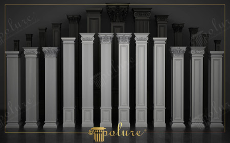 Klasik ve Modern Poliüretan Pilaster Sütun Koleksiyonu