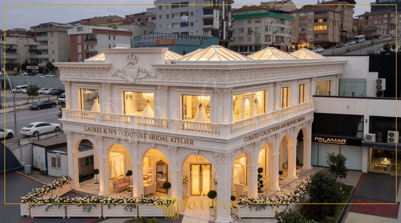 Ticari Bina Cephesinde Poliüretan Söve ve Pilaster Sütun Uygulaması
