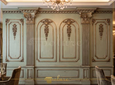 Klasik Poliüretan Duvar Çıtası ve Pilaster Sütun Dekorasyonu