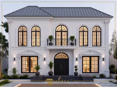 Villa Dış Cephelerinde Dekoratif Poliüretan Kemer ve Söve Tasarımları