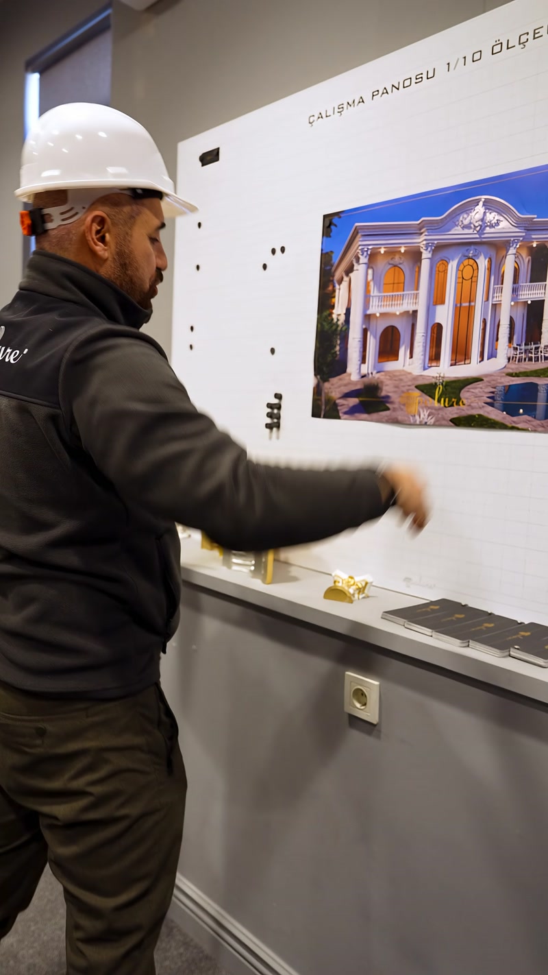1/10 Ölçekli Polure Çalışma Panosuyla Projeyi Önceden Görün