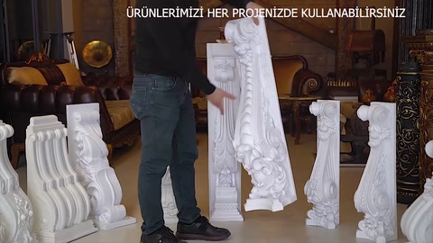 İnce uzun payanda modelinin kabartmalı ön yüzü tanıtılıyor