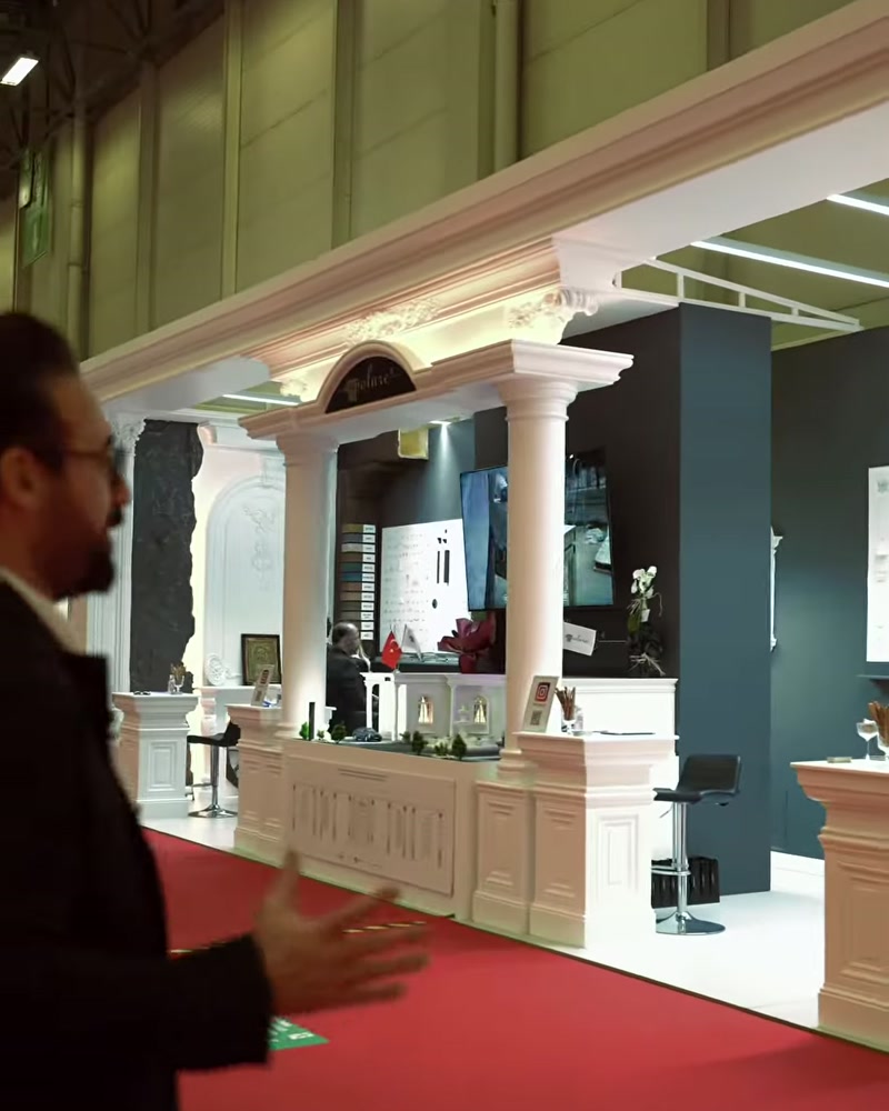 Poliüretan Söve ve Sütun Modelleriyle Fuar Standı Tasarımı