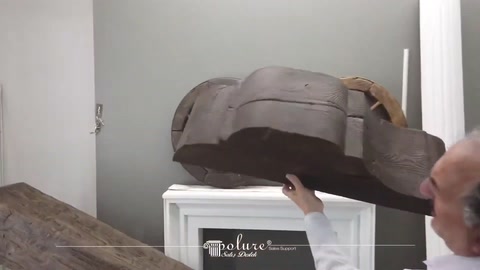 İçi boş kütük modelinin dış yüzeyi ve kesit yapısı
