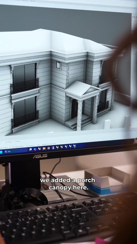 Villa Cephesinde 3D Tarama ve Nokta Bulutundan Birebir Tasarım
