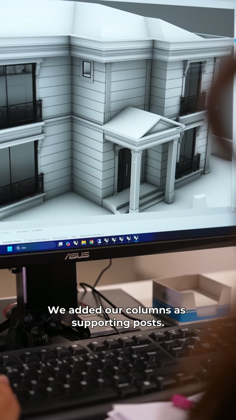 Villa Cephesinde 3D Tarama ve Nokta Bulutundan Birebir Tasarım