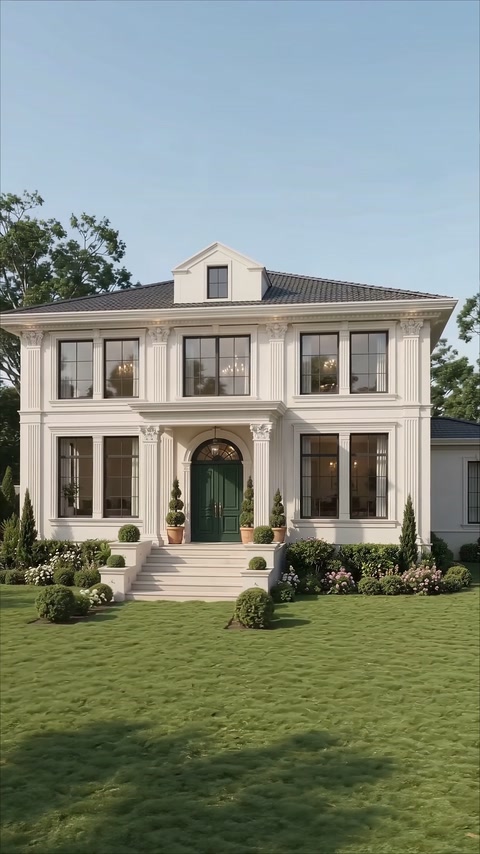 Villa Dış Cephe Tasarımı: Sütun, Pilaster ve Söve