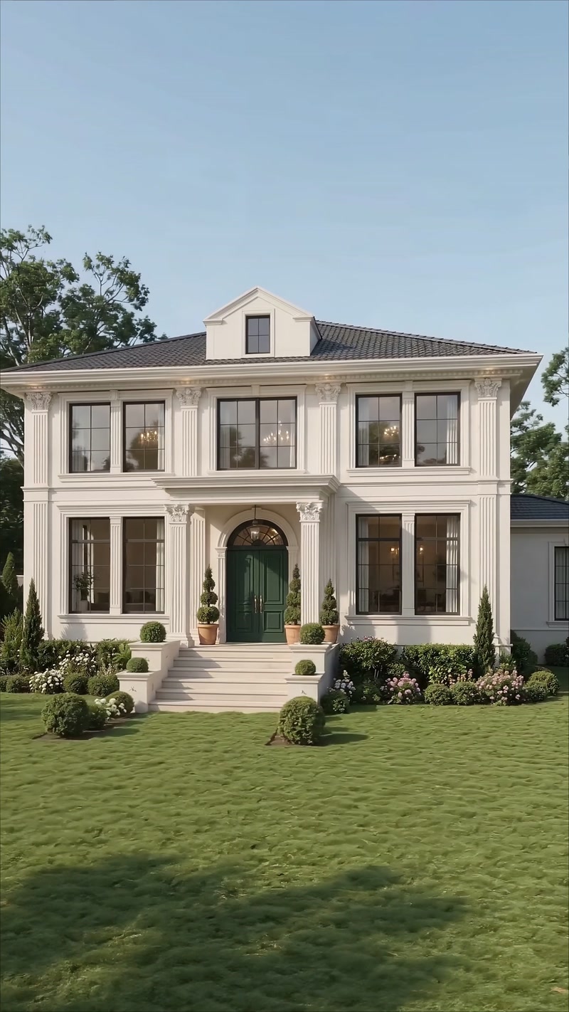 Villa Dış Cephe Tasarımı: Sütun, Pilaster ve Söve