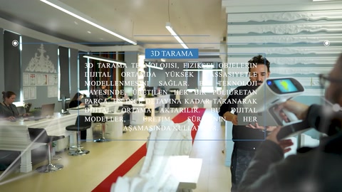Atölyedeki dekoratif ürünler taşınabilir tarama cihazıyla inceleniyor
