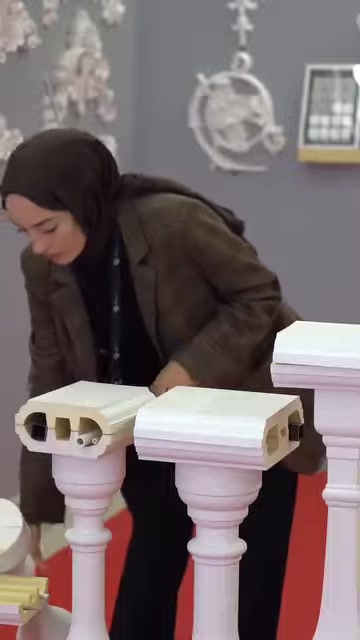 Küpeşte içindeki kanal boşluğu ürün üzerinde uygulamalı olarak inceleniyor