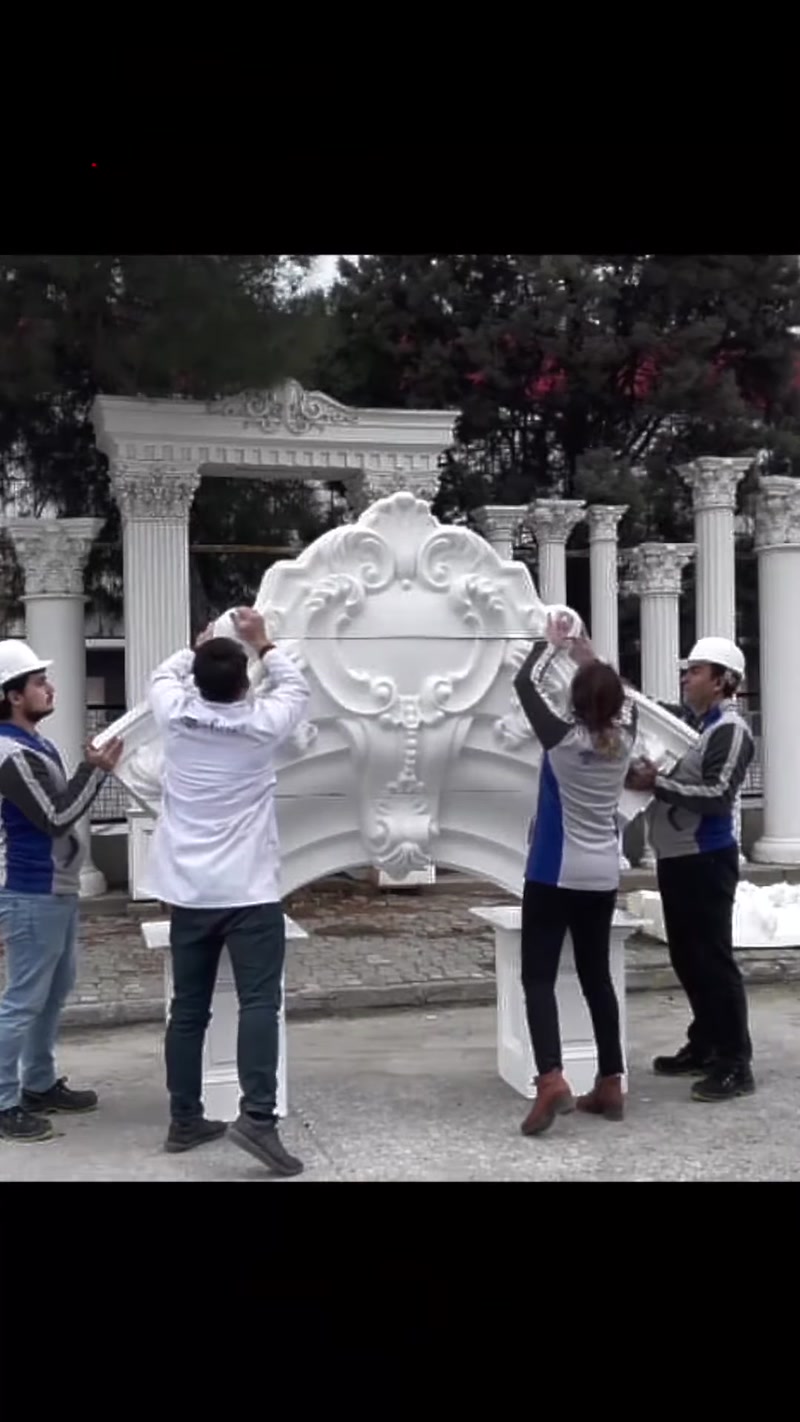 Poliüretan 3D Villa Tasarımı, Özel Üretim ve Dekoratif Ürün Montajı