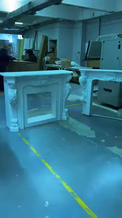 Poliüretan Dekoratif Hazır Şömine Modelleri