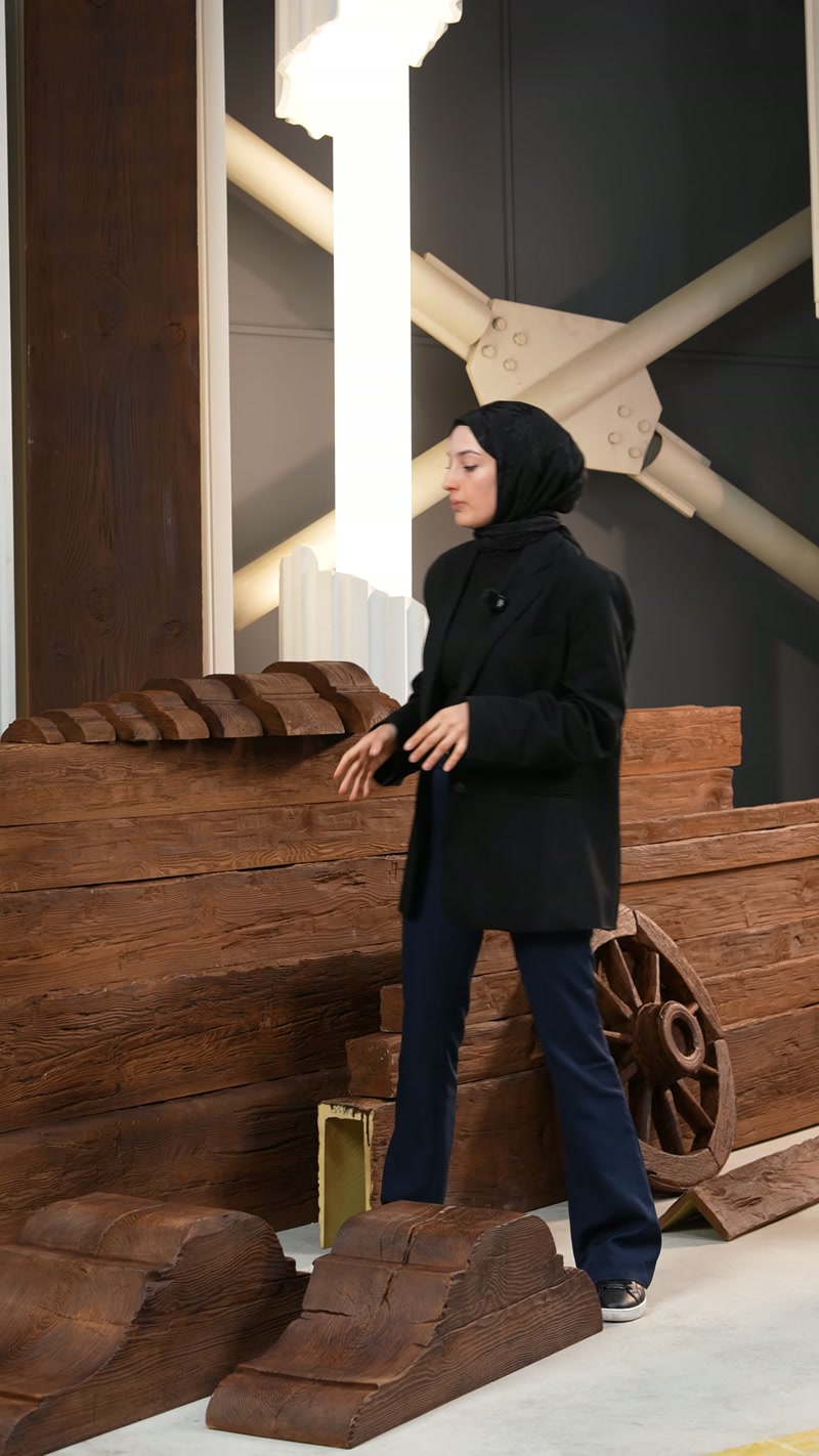 Kusursuz Ahşap Dokulu Hafif Poliüretan Kiriş ve Payandalar