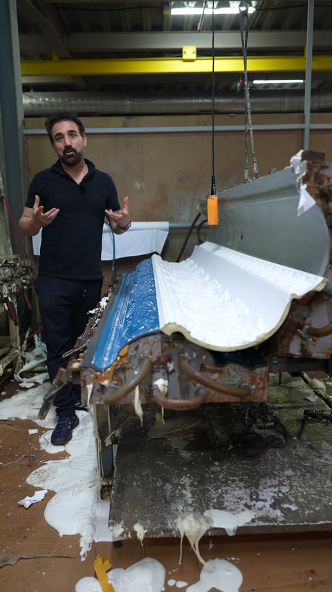 Açık kalıptaki desenli kartonpiyer son kez gösteriliyor