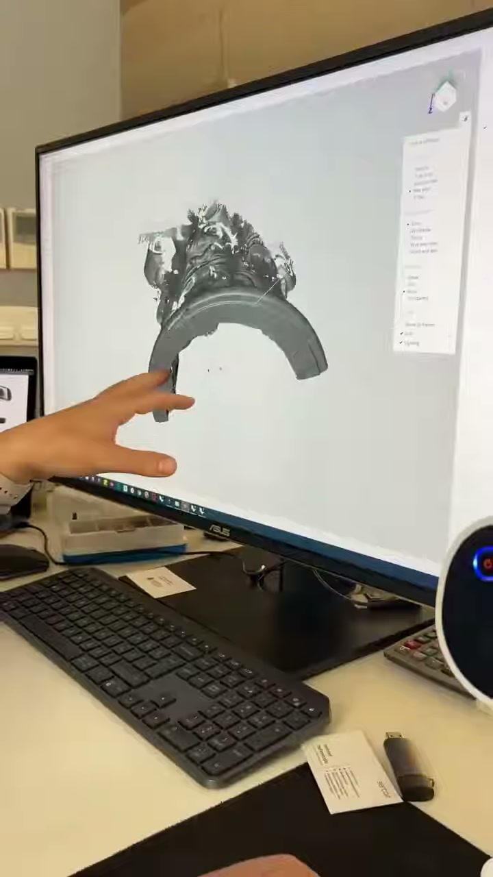 Poliüretan Sütun Başlığı Kalıbı İçin 3D Tarama ve Modelleme