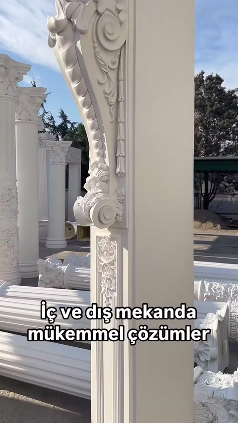 Poliüretan Dekoratif Pencere, Kapı ve Sütun Modelleri