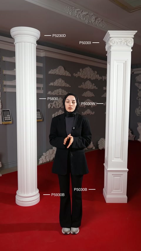 Poliüretan Sütun Başlıkları ve Hafif, Sağlam Sütun Modelleri