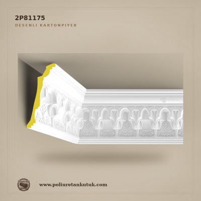 210x1540x470 mm Poliüretan Klasik Motifli Kartonpiyer Modeli
