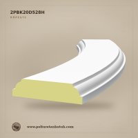 275x1332x50 mm Poliüretan Kademeli Dekoratif Küpeşte Profili