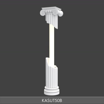 Poliüretan Yivli İyon Başlıklı Işıklı Sütun (KASUT50B) 350 cm