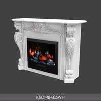Poliüretan Dekoratif Klasik Şömine Çerçevesi 48x145x105 cm