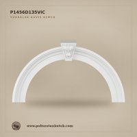 P1456D135VIC Poliüretan Kilit Taşlı Yuvarlak Kavis Kemer 22x175x97 cm