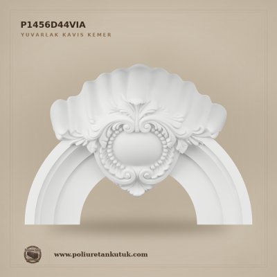 Poliüretan İstiridye Desenli Kavis Kemer Sövesi 267x840 mm