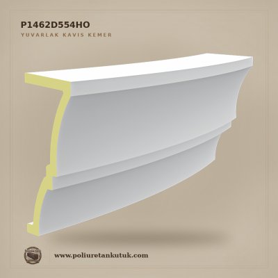 Poliüretan Yuvarlak Kavis Kemer Söve Modeli P1462D554HO 1153x437 mm