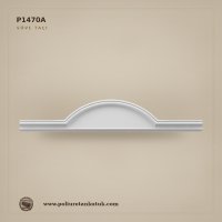 Poliüretan Kavisli Kapı ve Pencere Taçı 11x42 cm P1470A