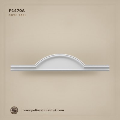 Poliüretan Kavisli Kapı ve Pencere Taçı 11x42 cm P1470A
