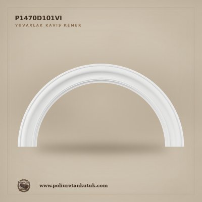 Poliüretan Dekoratif Yuvarlak Kemer Modeli 11x131 cm P1470D101VI