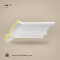 Düz Yüzeyli Poliüretan Söve Profili 19x30 cm