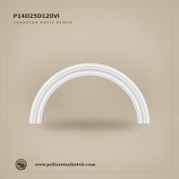 Dekoratif Poliüretan Kavisli Kemer 60x1520x760 mm