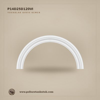 Dekoratif Poliüretan Kavisli Kemer 60x1520x760 mm