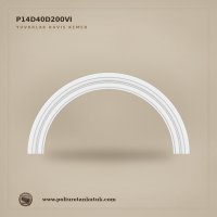 Dekoratif Poliüretan Yuvarlak Kavis Kemer 90x2510x1255 mm
