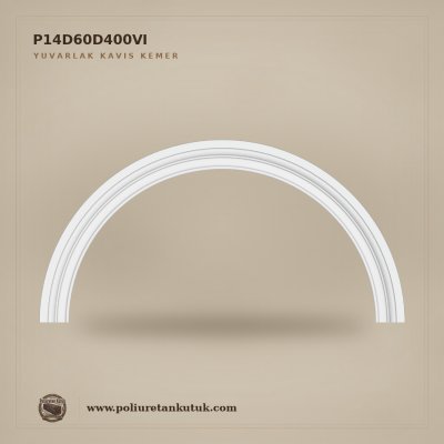 Poliüretan Kütük Dekoratif Yuvarlak Kavis Kemer 14x477x239 cm