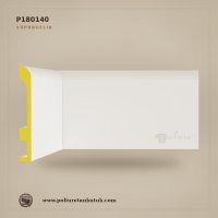 14 cm Düz Yüzeyli Poliüretan Dekoratif Süpürgelik