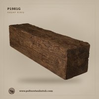 Poliüretan Kütük Ahşap Taklidi Rustik Tavan Kirişi 26x26 cm