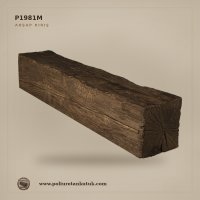 20x20x300 cm Poliüretan Kütük Ahşap Taklidi Tavan Kirişi